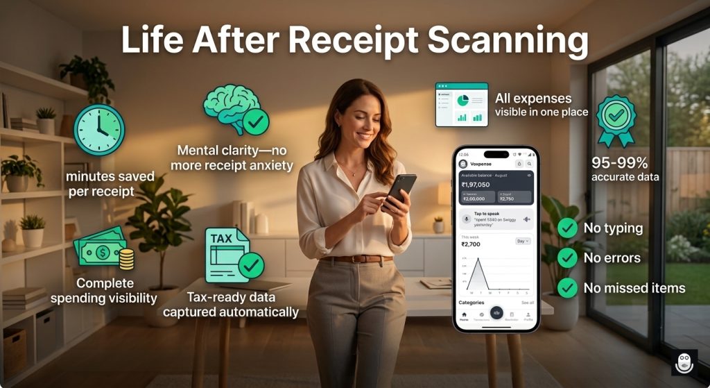 Make Life Easy With Receipt scanner expense tracker - Voxpense